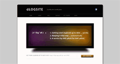 Desktop Screenshot of elogsite.com